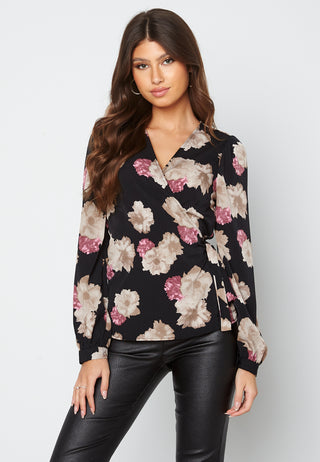 Vanessa L/S Wrap Top