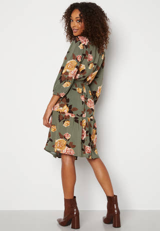Rose 3/4 Wrap Dress