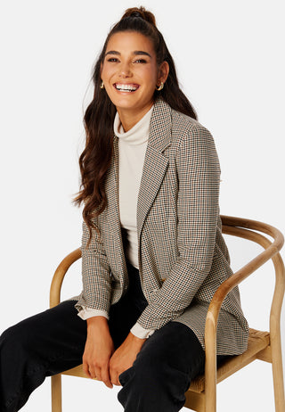 Adison L/S Check Blazer TLR