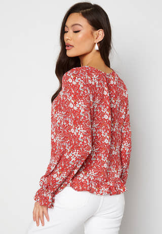 Alma Life Poly Frill Top