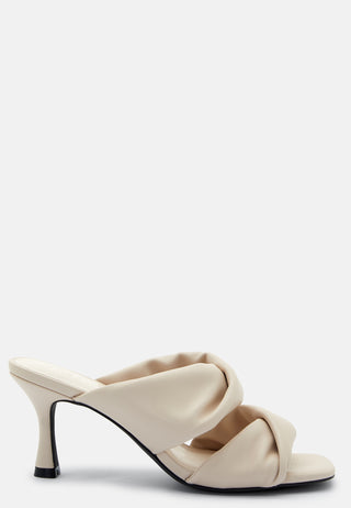 Alyssa PU Twisted Sandal