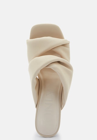 Alyssa PU Twisted Sandal