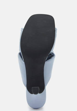 Alyssa PU Twisted Sandal