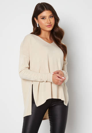Amalia L/S V-Neck Pullover Knit