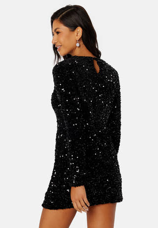 Anika Sequin LS Dress