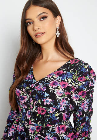 Anna L/S Ruching Top