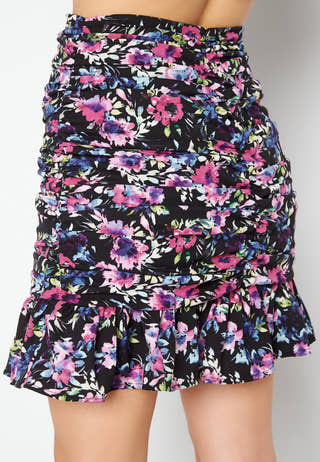 Anna Short Ruching Skirt