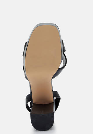 Autum PU Heeled Sandal