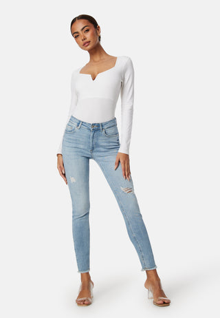 Onlblush Mid Skinny Ankle Denim
