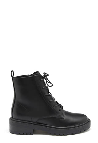 Bold Lace Up Boot
