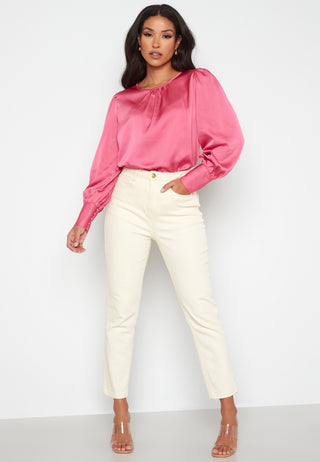 Carli LS O-neck Blouse
