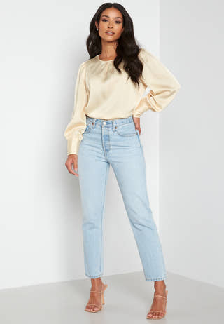 Carli LS O-neck Blouse