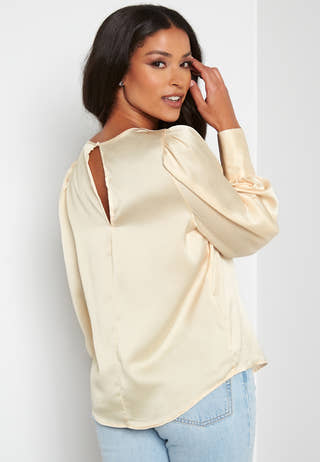 Carli LS O-neck Blouse