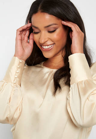 Carli LS O-neck Blouse