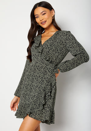 Carly L/S Wrap Dress