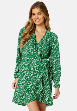 Carly L/S Wrap Dress