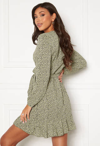 Carly L/S Wrap Dress