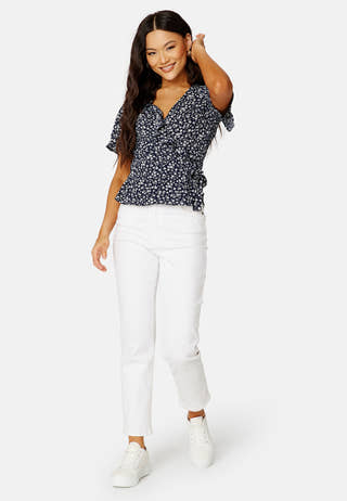 Carly S/S Wrap Short Top