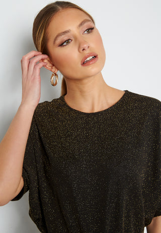 Carolla Loose Glitter Top