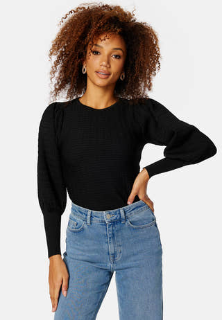 Ginnie L/S Puff Pullover Knit