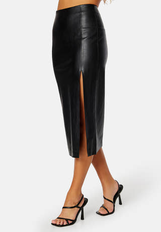 Hanna Faux Leather Skirt