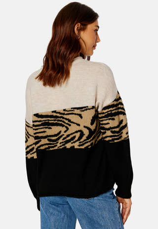 Jade Animal L/S Pullover