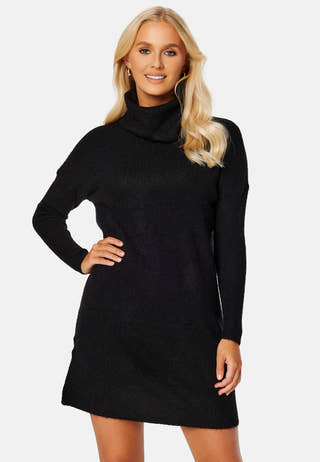 Jana L/S Cowlnck Dress