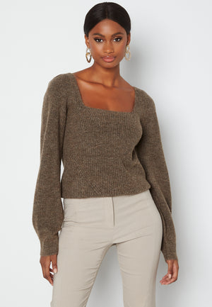 Karinna L/S Squareneck Pullover