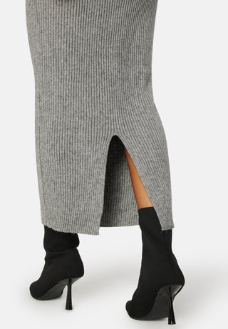 Katia Puff Long Slit Dress