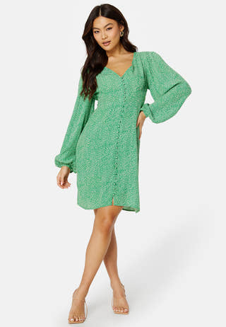 Leonora L/S V-Neck Dress