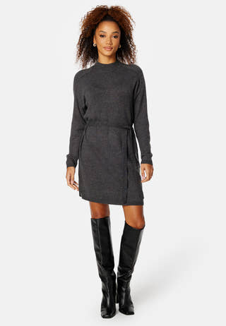 Leva L/S Belt Dress