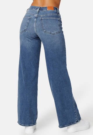 Onlmadison Blush HW Wide Denim