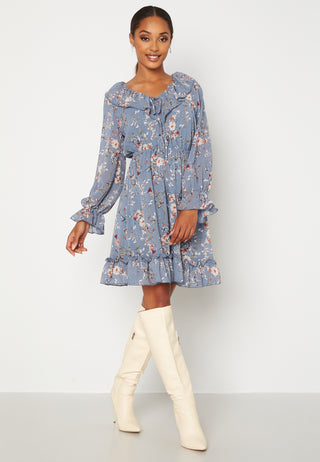 Maisie L/S Frill Dress
