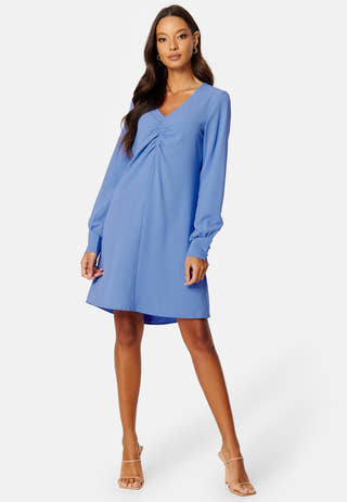 Mette LS V-Neck Dress