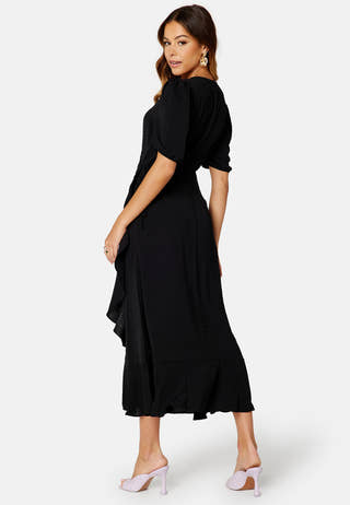 Mette SS Wrap Midi Dress