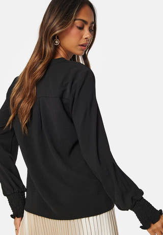 Onlmette V-Neck Smock Top
