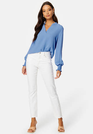 Onlmette V-Neck Smock Top