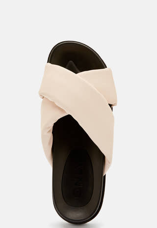 Minnie-12 Cross Strap Sandal