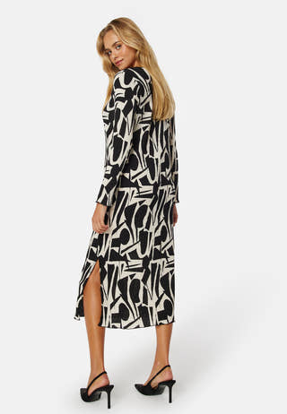 Molly L/S Plisse Dress