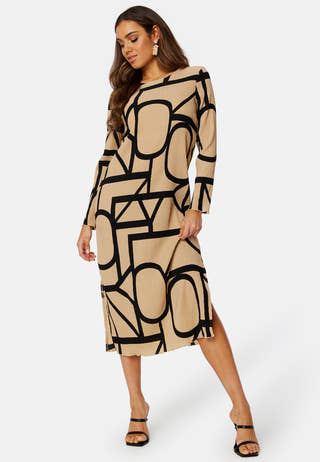 Molly L/S Plisse Dress