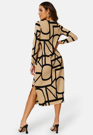 Molly L/S Plisse Dress