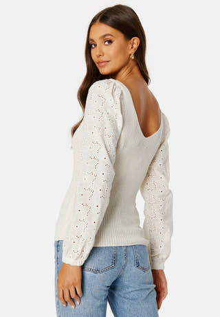 Nadia LS Wrap V-Neck Knit