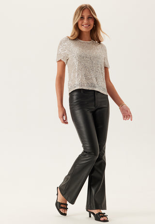 Onlana S/S LOOSE SEQUINS TOP