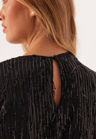 Onlanika Spacy Ls Short Dress