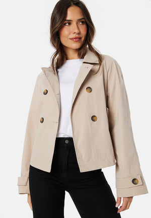 Onlapril short trenchcoat
