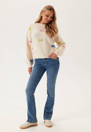 Onlbrunhilda Life Ls Bow O-nec