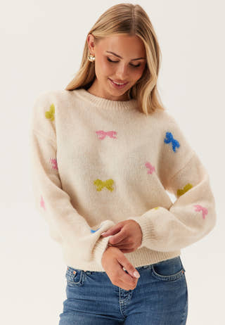 Onlbrunhilda Life Ls Bow O-nec