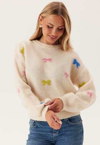 Onlbrunhilda Life Ls Bow O-nec