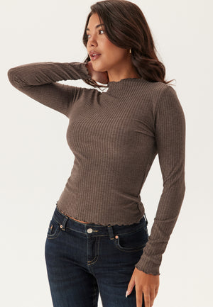 Onlemma L/S High Neck Top
