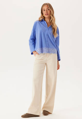 Onlgraces Tulum Ls Emb Shirt